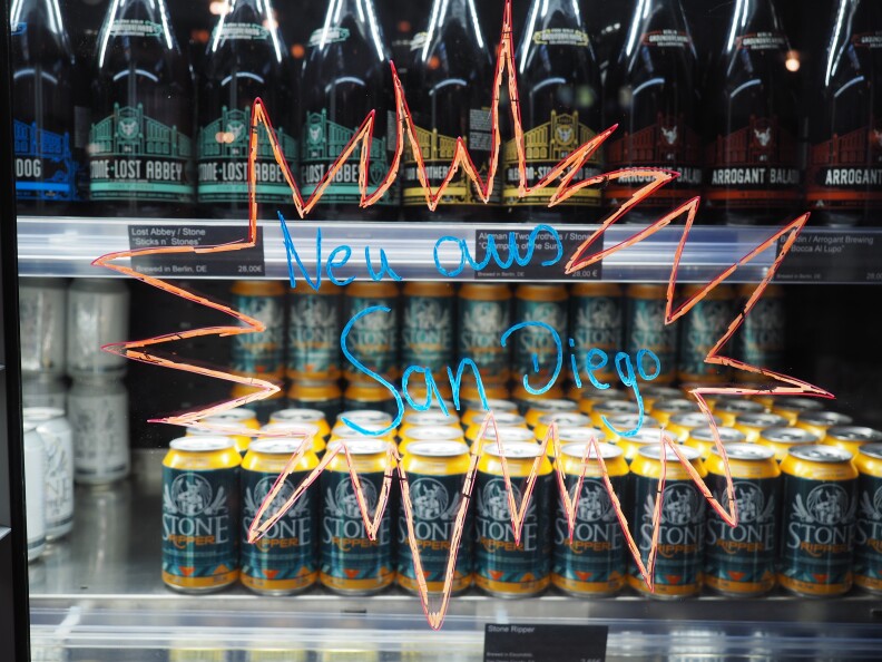"Neu aus San Diego" Germans now have access to beer straight from San Diego, California