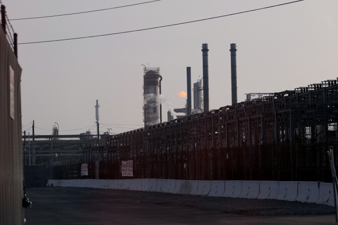 An explosion at an ExxonMobile refinery in Torrance caused four minor injuries on Wednesday, February 18, 2015. 