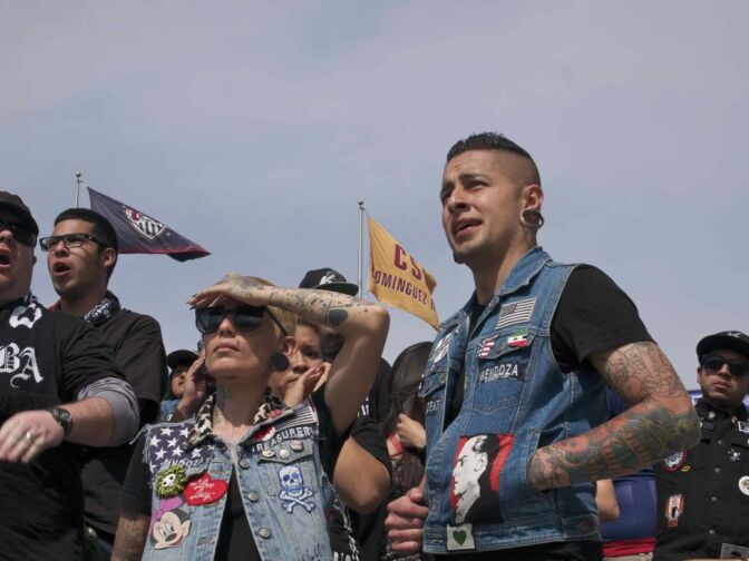Members of the Black Army fan club are staunch supporters of Chivas USA. 