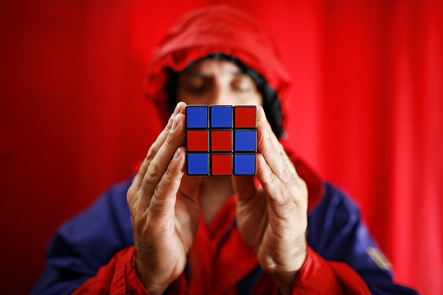 rubik's cube one day for design aiga