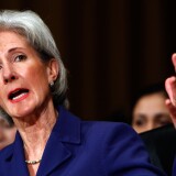 WASHINGTON - APRIL 02:  Gov. Kathleen Sebelius testifies before the Senate Finance Committee April 2, 2009 in Washington, DC. Sebelius testified on her nomination to be Secretary of Health and Human Services.  (Photo by Win McNamee/Getty Images) *** Local Caption *** Kathleen Sebelius