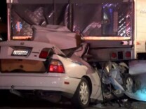 Police say a crash that left three people dead Monday was intentional. 