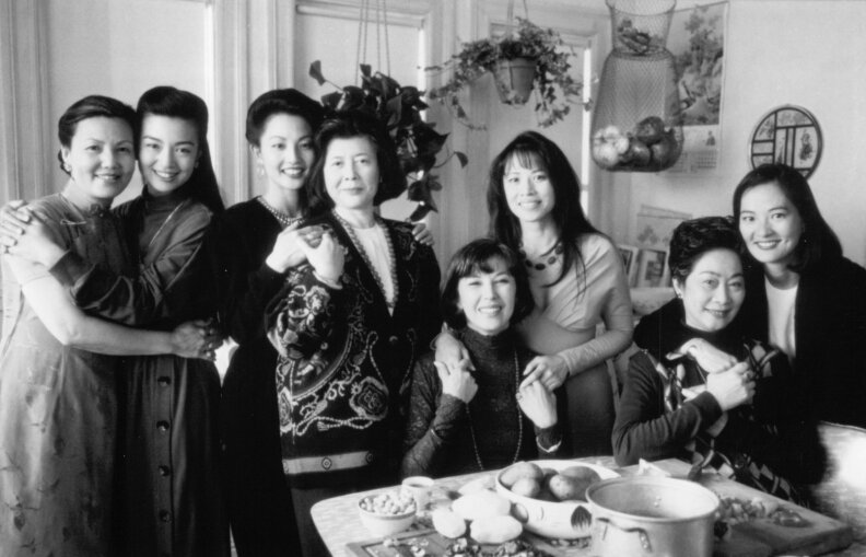 The cast of the 1993 film "The Joy Luck Club." 