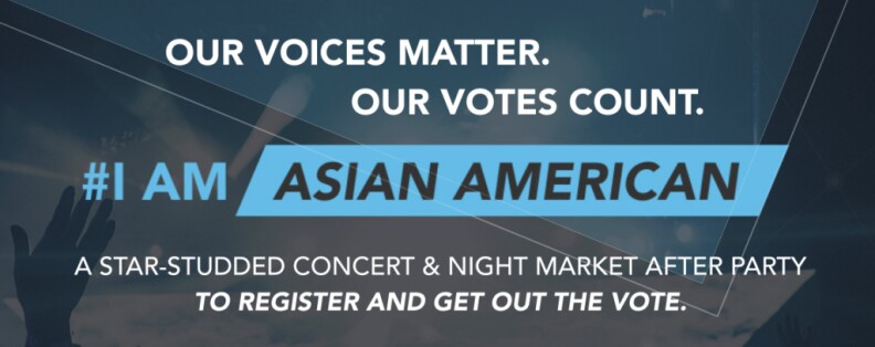 #IAmAsianAmerican event poster.