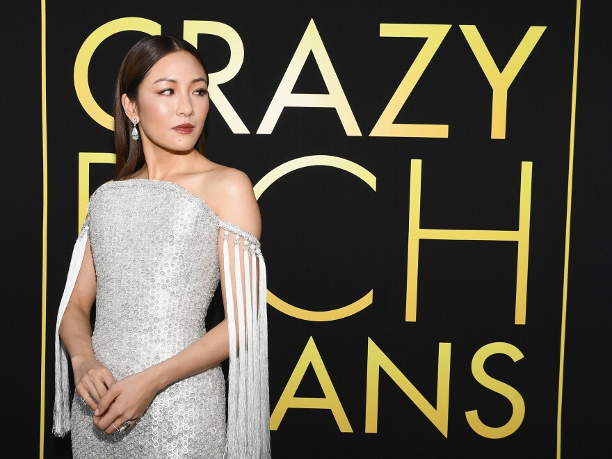 Actor Constance Wu, pictured in 2018 at the premiere of "Crazy Rich Asians," has opened up about mental health struggles in a social media post.