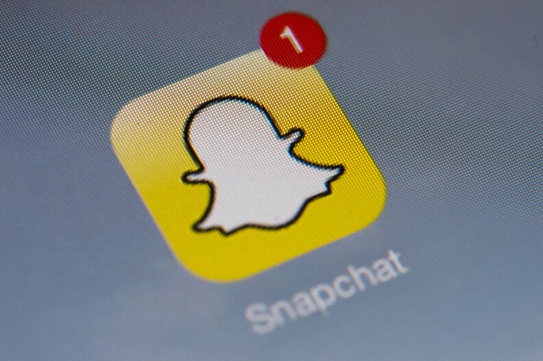 Snapchat icon. 