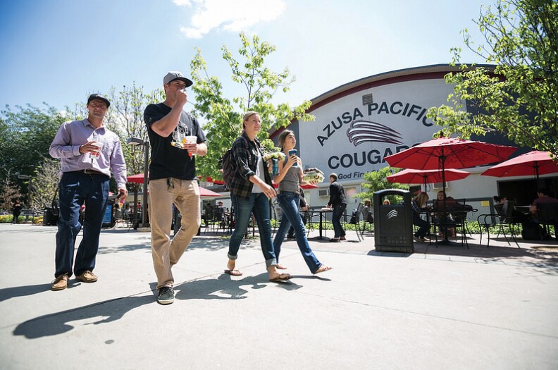 Students at Azusa Pacific University