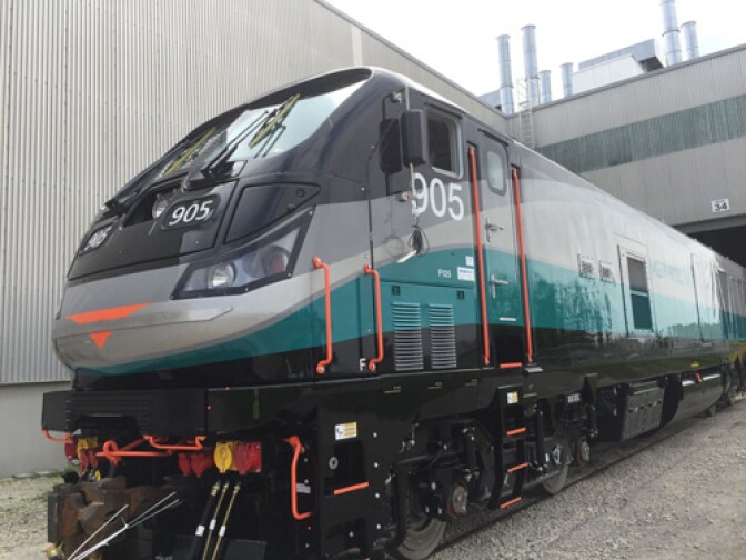 One of the cleaner diesel locomotives manufactured for Metrolink