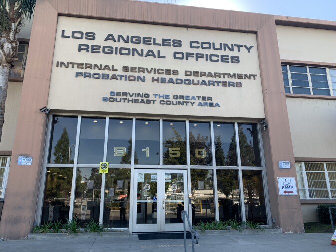 An exterior shot of the Los Angeles County Regional Offices.