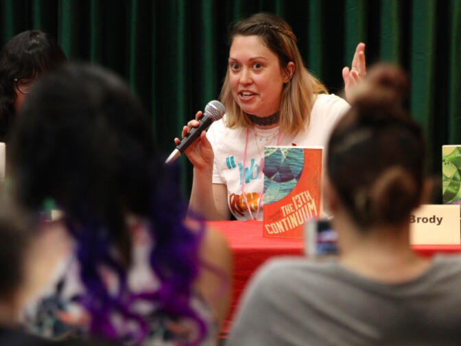 Author Jennifer Brody at LitFest Pasadena 2017. 
