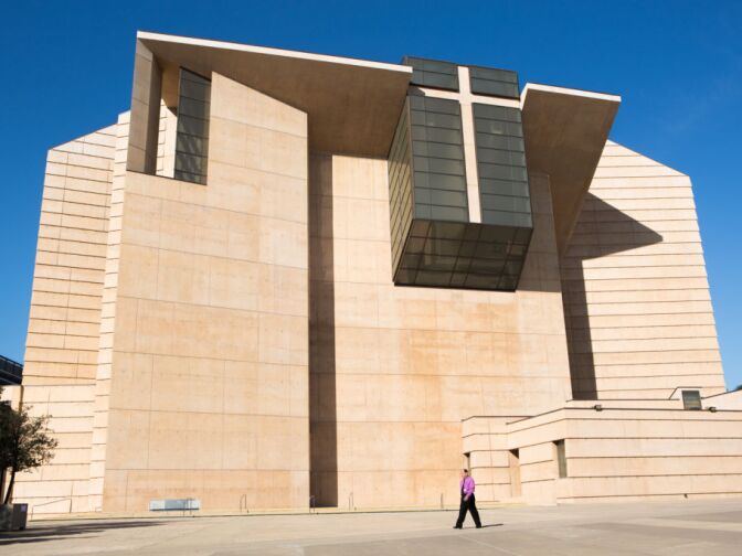 At 8:00pm on December 11th, 2012 the Cathedral of Our Lady of the Angels will host Aztec dancers in its plaza.