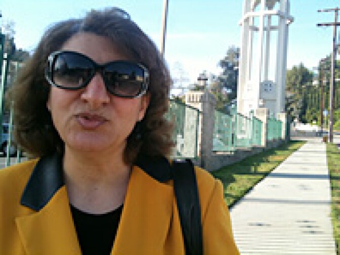 Ezabelle Attallah is a member of the mostly Egyptian-immigrant Holy Virgin Mary Coptic Orthodox Church in northeast Los Angeles. She and other members of the congregation say President Hosni Mubarak should stay in power though Egypt's transition to provide stability and to put a check on the political clout of Muslim extremists in the country.