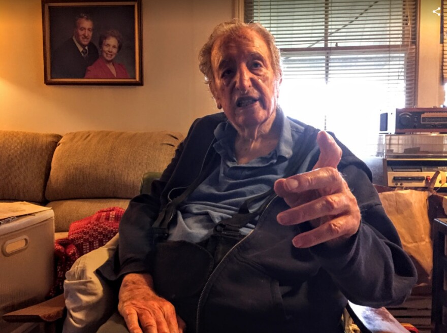 Mike Parris, 91, said he does not want to sell his Manchester Square home because of the memories he's accumulated there over the last 60 years.