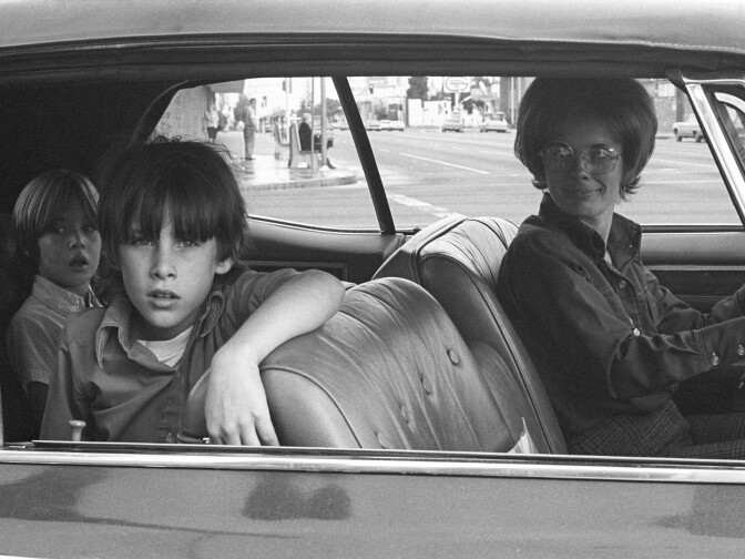 Mike Mandel, People in Cars, North Hollywood, 1970 / Photograph, 8 in. x 10 in.
