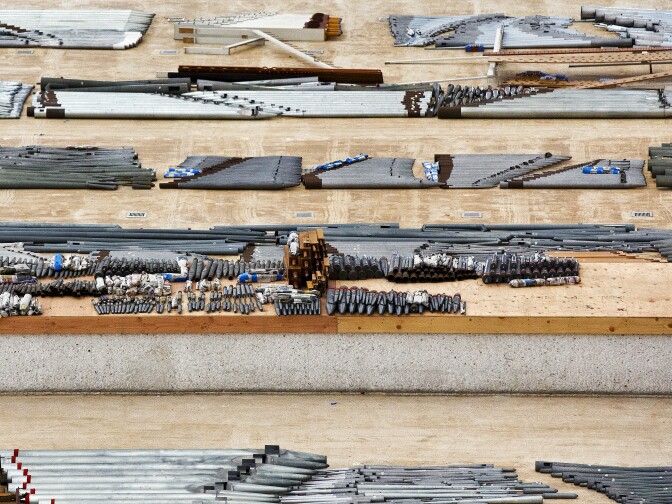 In the past week, workers have been dismantling and laying out all 16,000 pieces of the pipe organ. The instrument is the world's fourth largest pipe organ within a church.