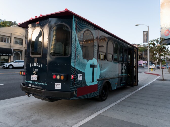 West Hollywood has a new free "trolley" service navigating the Sunset Strip.