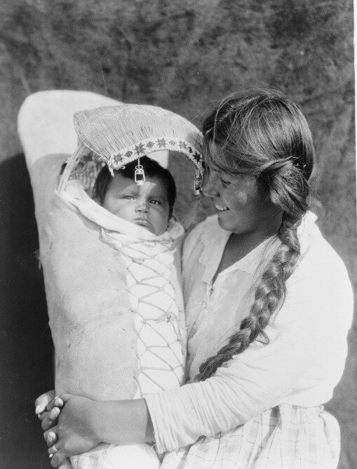 FIGURE 55. PAGE 327. Edward S. Curtiss, "Achomawi Mother and Child," photograph, 1903. Courtesy of Library of Congress, Prints & Photographs Division, Edward S. Curtis Collection, LC-USZ62-110225.