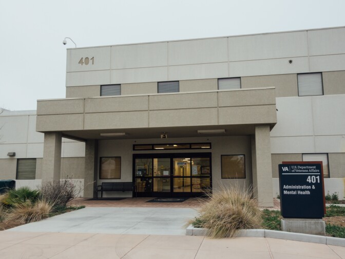 Building 401, South of Wilshire Boulevard, is part of the medical campus of the West LA VA. It's the future home of PTSD Clinic currently housed in Building 256.