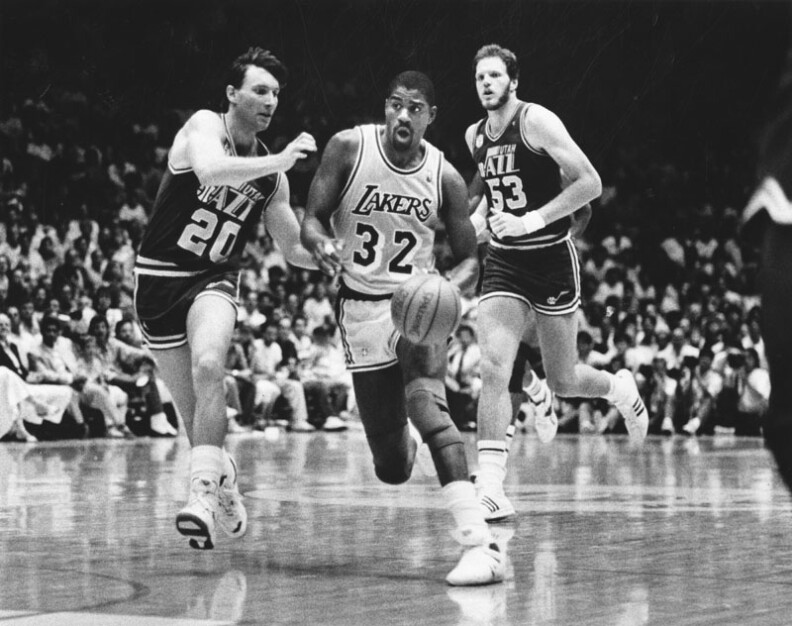 1988: The Lakers defeated Dallas in the conference finals and went on to the NBA finals, where they then defeated Detroit for the championship title. 