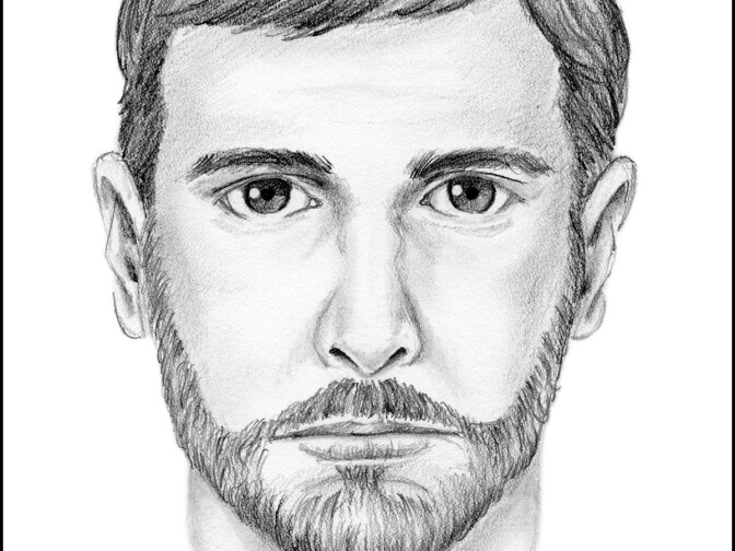 The Long Beach Police Department released a composite sketch of the suspect in the alleged hate crime against an Iraqi woman.