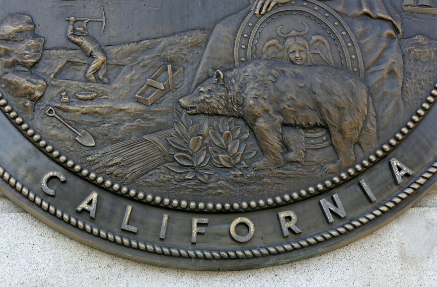 File photo of the California state seal. 