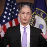 WASHINGTON, DC - JUNE 28:  House Benghazi Committee Chairman, Trey Gowdy (R-SC), participates in a news conference with fellow Committee Republicans after the release of the Committees Benghazi report on Capitol Hill June 28, 2016 in Washington, DC. U.S. Ambassador Chris Stevens and three others were killed during an attack on a U.S. outpost and CIA annex in Libya on September 11, 2012.  (Photo by Mark Wilson/Getty Images)
