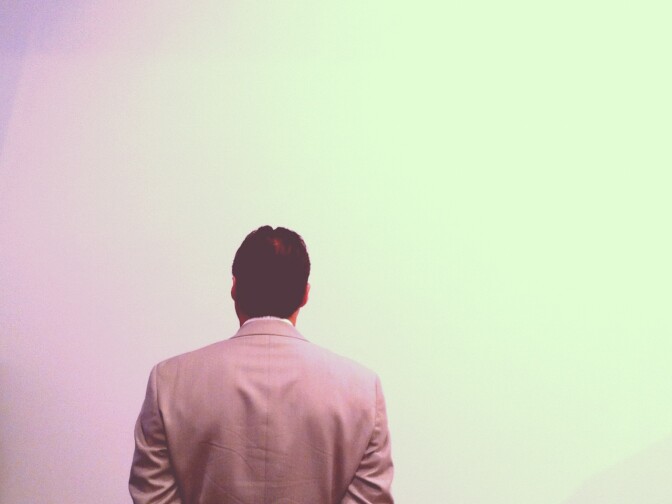 At the opening of MexiCali Biennial at Vincent Price Art Museum