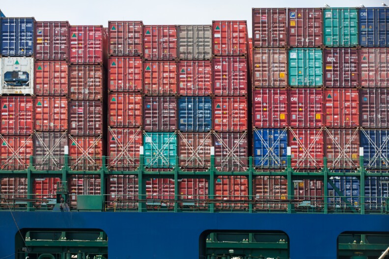 Cargo on the Hyundai Faith's ship will be unloaded at The Port of Los Angeles.