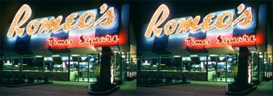 From "Ultra-Angeles: Kodachrome in 3-D, The Stereo Photography of Jack Laxer"