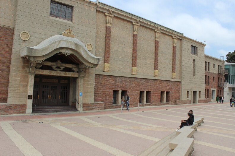 The exterior of the Nishi Hongwanji Buddhist Temple, which will serve as the Go For Broke National Education Center going forward.