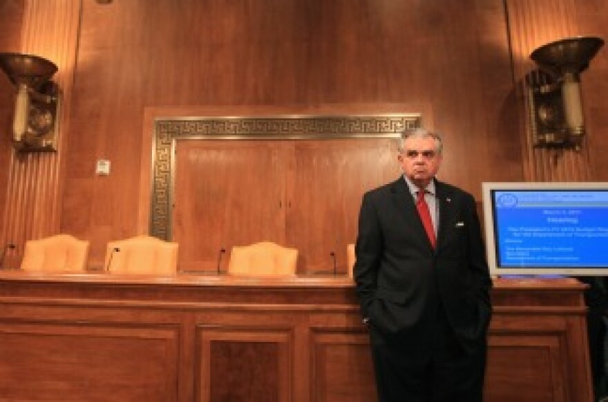 Transportation Secretary Ray LaHood waits for the start of a Senate Budget Committee hearing on March 3, 2011 in Washington, DC. The committee is heard testimony from Secretary LaHood on president Obama's FY 2012 budget request for the Transportation Department.
