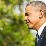 US President Barack Obama returns to the White House in Washington on May 19, 2013 from Atlanta.