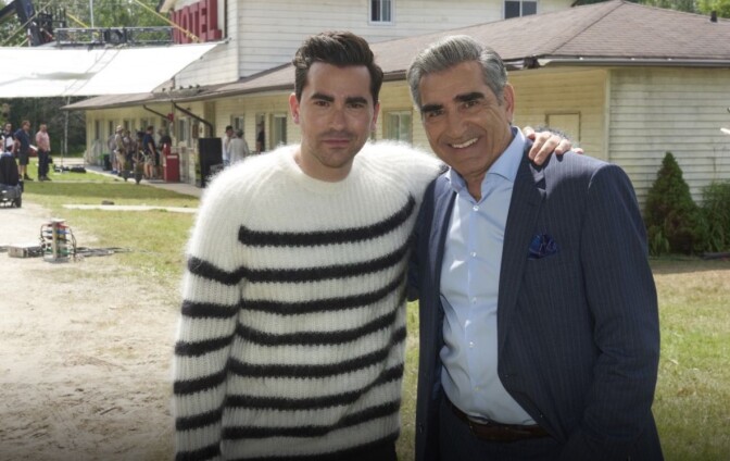 Father-and-son Eugene and Dan Levy are the co-creators and co-stars of "Schitt's Creek."