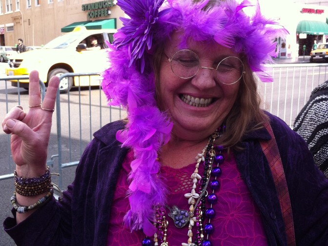 Janis Joplin fan Gail Ostman, before Joplin got her star on the Hollywood Walk of Fame.