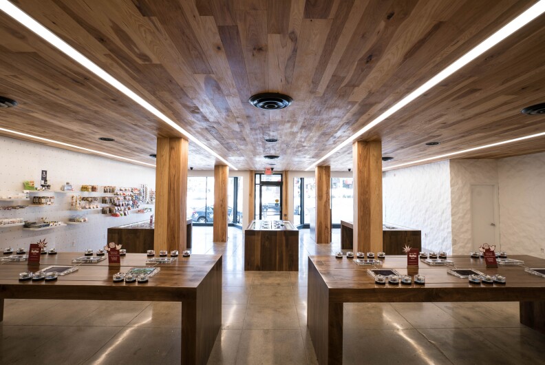 The interior of MedMen West Hollywood