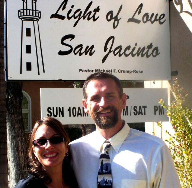 Pastor Michael Rose and wife Siba of Light of Love Chapel