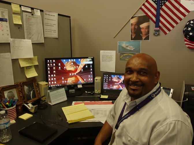Larry Gray is a housing navigator for the non-profit New Directions for Veterans.