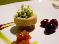 A fancy plate of foie gras