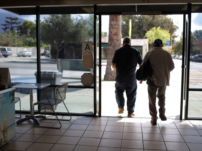 Owner Irma Leticia Vega bought new glass for her storefront. She hopes the new look of the store will draw passersby on Lincoln Avenue.