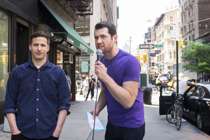 "Billy on the Street" with guest Andy Samberg.