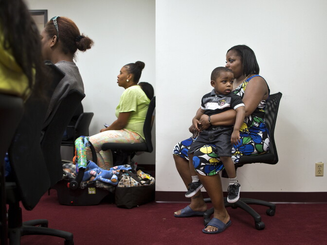 Expecting mothers attend the four-day workshop which covers health, nutrition, Sudden Infant Death Syndrom, and many other topics related to both before and after giving birth.