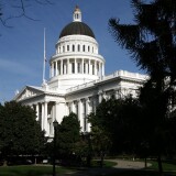 SACRAMENTO, CA - FEBRUARY 19:  A view of the California State Capitol February 19, 2009 in Sacramento, California. After days of wrangling, the California State Senate secured the necessary two-thirds majority to pass a $41 billion budget after Sen. Abel Maldonado (R-Santa Maria) broke party lines and voted for the budget.  (Photo by Justin Sullivan/Getty Images)
