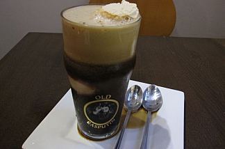Golden State's most popular Beer Float combo is Old Rasputin and "Brown Bread" ice cream from Scoops.