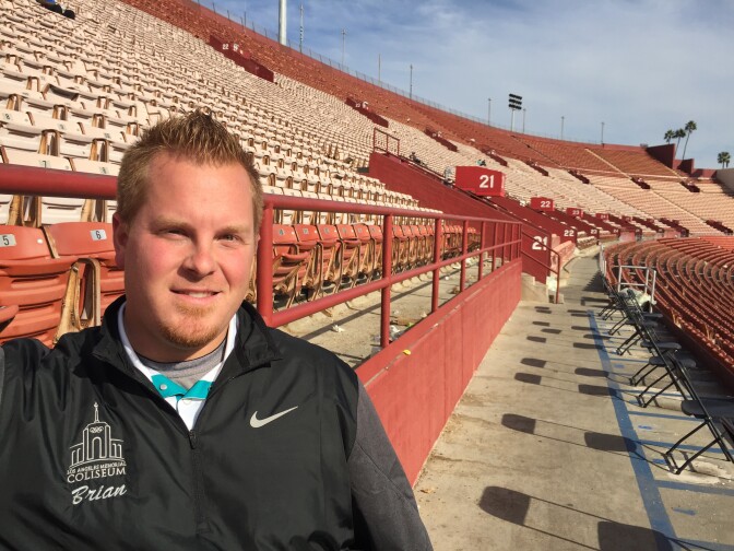An official at the LA Memorial Coliseum says they have reached a milestone: zero waste after football games.