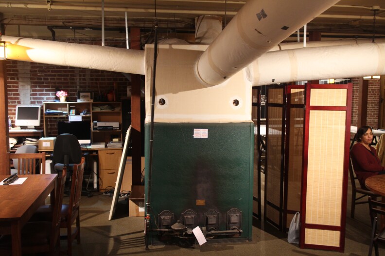 The infamous "Octopus" heating system ... may she rest in peace. 