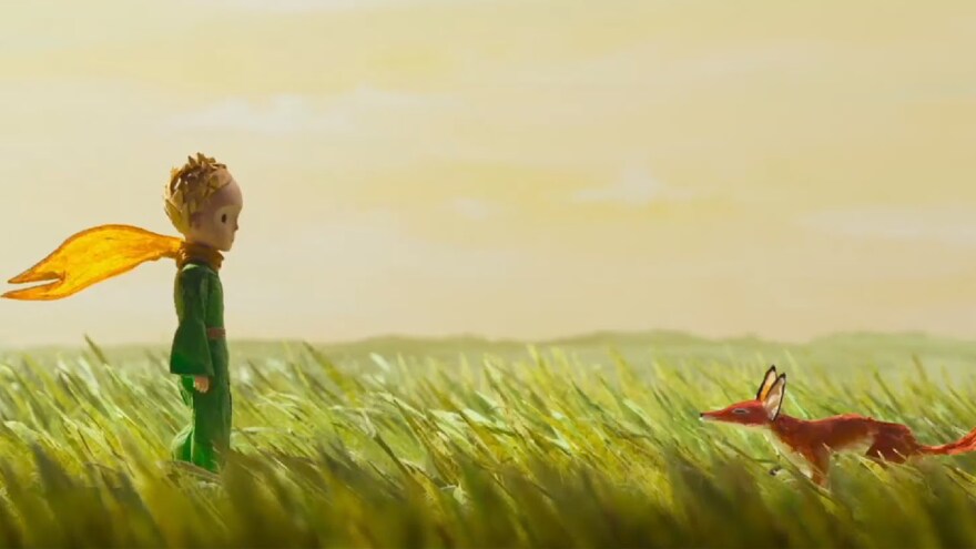 A scene from a stop-motion sequence in "The Little Prince."