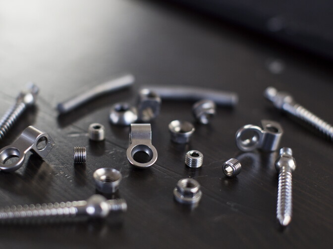 Surgeons removed this hardware from Jo Elizabeth Dixon in September.