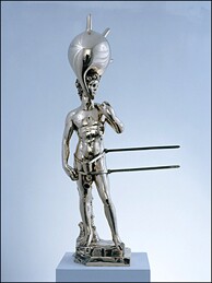 Joel Morrison, "Mikey," 2006; bronze; collection of J. Ben Bourgeois, Los Angeles.