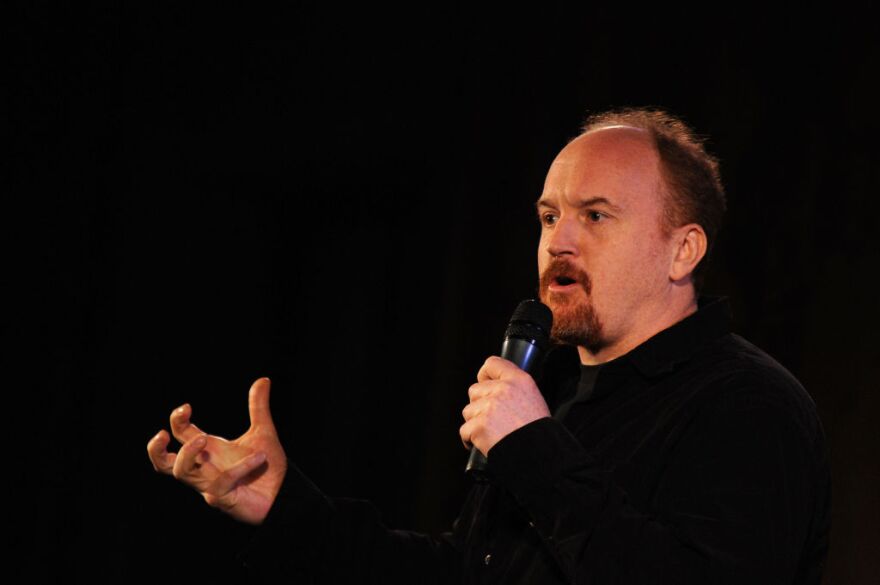 Comedian Louis C.K. attends the George Carlin Tribute hosted by Whoopi Goldberg at the New York Public Library - Celeste Bartos Forum on March 24, 2010 in New York City.