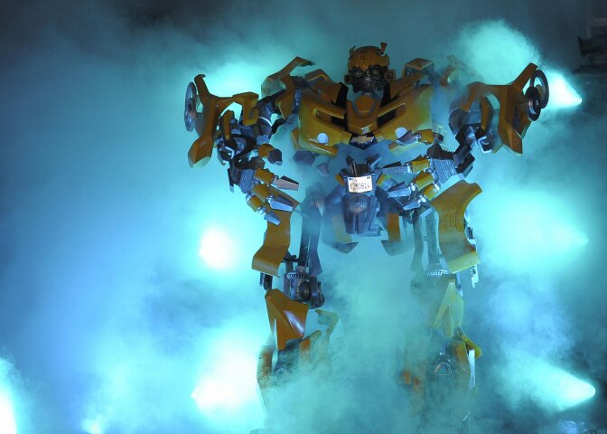 Autobot 'Bumblebee' is shown during the 'Transformers - Revenge of the Fallen' world premiere in Tokyo, on June 8, 2009.